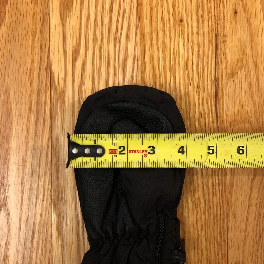 Gordini Kids Black Winter Snow Ski Mittens Size XL EUC